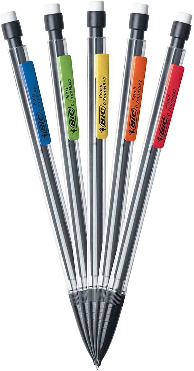 Matite Meccaniche BIC Xtra-Smooth - Punta 0,7 Mm, Con Gomma, Confezione Da 144 Pezzi, Per Scuola E Ufficio Matite Meccaniche BIC Xtra-Smooth - Punta 0,7 Mm, Con Gomma, Confezione Da 144 Pezzi, Per Scuola E Ufficio