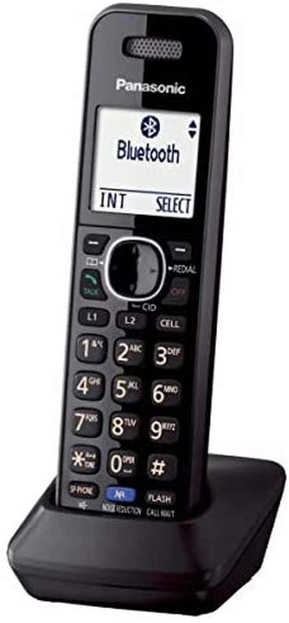 Panasonic DECT 6.0 plus Cordless Phone Handset Accessory Compatible with 2-Line Cordless Phones Kx-Tg95Xx Series Business Telephones, Headset Jack - KX-TGA950B (Black)