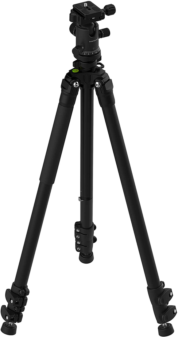 Sabrent 65 Inch Aluminum Tripod with 360 Degree Full Motion Camera Mount (TP-AL65)