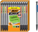 BIC Xtra-Smooth Mechanical Pencil, Medium Point (0.7Mm), Perfect for the Classroom & Test Time, 40-Count