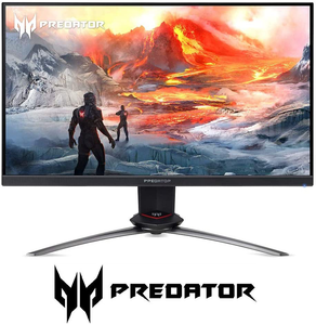 Acer Predator XB253Q Gxbmiiprzx 24.5" FHD (1920 X 1080) IPS NVIDIA G-SYNC Compatible Gaming Monitor, VESA Certified Displayhdr400, up to 0.5Ms (G to G), 240Hz, 99% Srgb (1 X Display Port & 2 X HDMI)