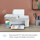 HP Deskjet 4155E All-In-One Wireless Color Printer, with Bonus 6 Months Free Instant Ink with HP+ (26Q90A)