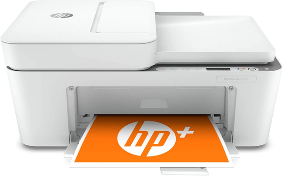 HP Deskjet 4155E All-In-One Wireless Color Printer, with Bonus 6 Months Free Instant Ink with HP+ (26Q90A)