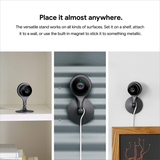 Google Nest Cam Indoor - Wired Indoor Camera for Home Security - Control with Your Phone and Get Mobile Alerts - Surveillance Camera with 24/7 Live Video and Night Vision