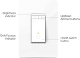 Kasa Smart Dimmer Switch HS220, Single Pole, Needs Neutral Wire, 2.4Ghz Wi-Fi Light Switch Works with Alexa and Google Home, UL Certified, No Hub Required