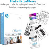 Hp Printer Paper | 8.5 X 11 Paper | Office 20 Lb | 3 Ream Case - 1500 Sheets | 92 Bright | Made in USA - FSC Certified | 112090C