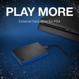 Seagate Game Drive 4TB External Hard Drive Portable HDD - Compatible with PS4 (STGD4000400) Blue