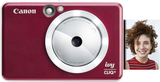 Canon IVY CLIQ+ Instant Camera Printer, Smartphone Photo Printer via Bluetooth(R), Ruby Red