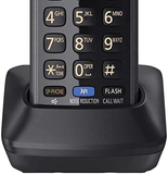 Panasonic DECT 6.0 plus Cordless Phone Handset Accessory Compatible with 2-Line Cordless Phones Kx-Tg95Xx Series Business Telephones, Headset Jack - KX-TGA950B (Black)