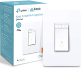 Kasa Smart Dimmer Switch HS220, Single Pole, Needs Neutral Wire, 2.4Ghz Wi-Fi Light Switch Works with Alexa and Google Home, UL Certified, No Hub Required