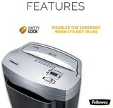 Fellowes 3103201 Powershred W11C, 11-Sheet Cross-Cut Paper and Credit Card Shredder with Safety Lock