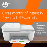 HP Deskjet 4155E All-In-One Wireless Color Printer, with Bonus 6 Months Free Instant Ink with HP+ (26Q90A)