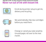 HP Deskjet 4155E All-In-One Wireless Color Printer, with Bonus 6 Months Free Instant Ink with HP+ (26Q90A)