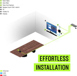 Shure Stem Networked Speaker for Conference Room, Exceptional Sound, Compatible with Dante, Bluejean, Google, Zoom, Teams, Etc, Quick & Easy Installation, Wall, Ceiling, or Standing Mount