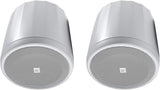 JBL Professional C67P/T-WH Extended Range Full-Range Hanging Pendant Speaker, White, Sold as Pair