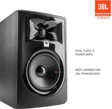 JBL Professional 308P MkII Next-Generation 8-Inch 2-Way Powered Studio Monitor, Black