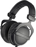 Beyerdynamic DT 770 PRO 80 Ohm Over-Ear Studio Headphones in Gray. Enclosed design, wired for professional recording and monitoring