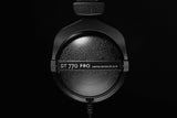 Beyerdynamic DT 770 PRO 80 Ohm Over-Ear Studio Headphones in Gray. Enclosed design, wired for professional recording and monitoring