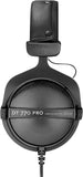 Beyerdynamic DT 770 PRO 80 Ohm Over-Ear Studio Headphones in Gray. Enclosed design, wired for professional recording and monitoring