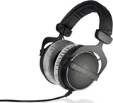 Beyerdynamic DT 770 PRO 80 Ohm Over-Ear Studio Headphones in Gray. Enclosed design, wired for professional recording and monitoring